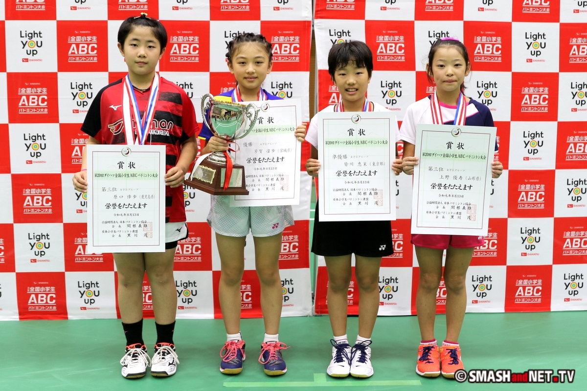 全国小学生ａｂｃ 男子ａ単 澤田修志 女子ａ単 神尾朱理が優勝 Smash And Net Tv バドミントン情報 動画 Smash And Net Tv